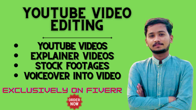 Gig Preview - Create professional videos for your youtube channel