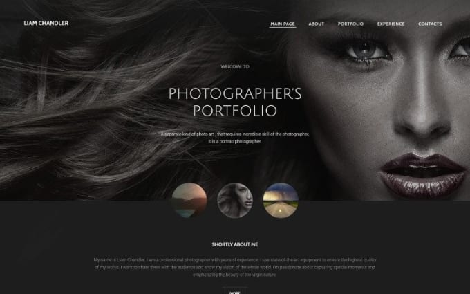 Gig Preview - Create responsive personal portfolio websites