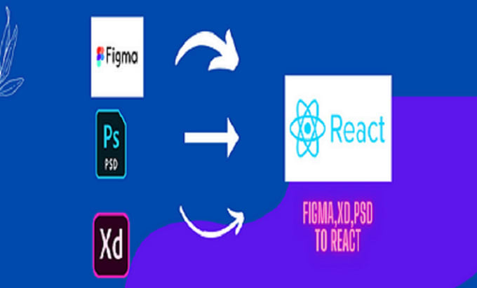 Gig Preview - Convert figma psd adobe xd to react js or html and css