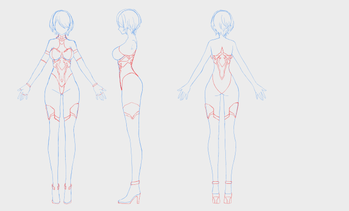 How To Draw Anime - Female Pose Study. (Pose Reference) | Facebook