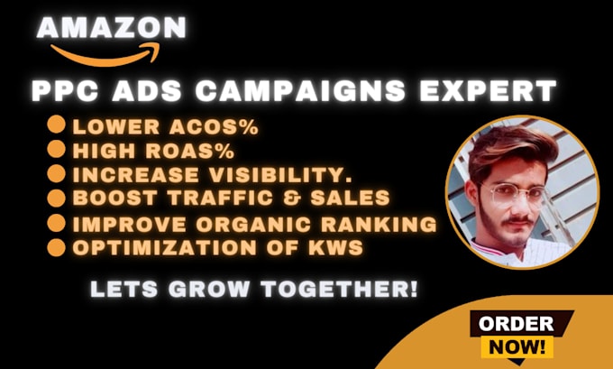 Gig Preview - Scale amazon PPC sponsored ads campaign, amazon PPC campaigns management