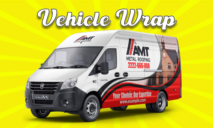 Gig Preview - Do van wrap design, car wrap design, truck wrap, vehicle wrap