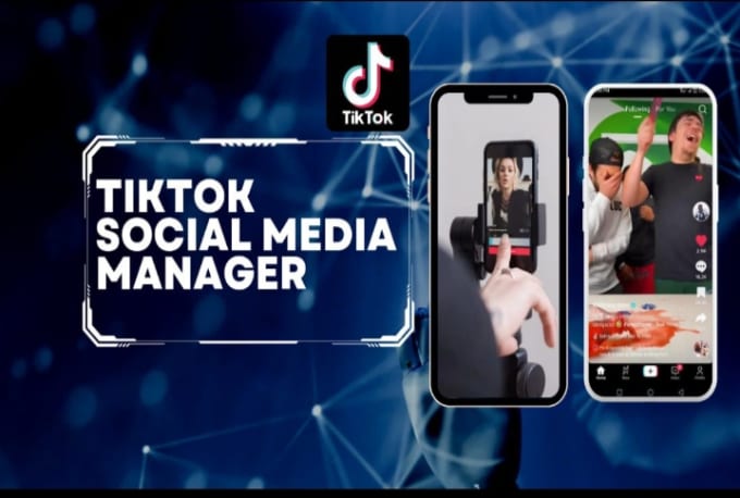 Gig Preview - Be your tiktok social media manager