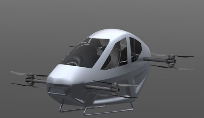 Gig Preview - Design manned drones, vtol drones or futuristic air vehicles