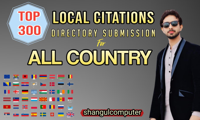 Gig Preview - Do high quality all countries local citations for local SEO