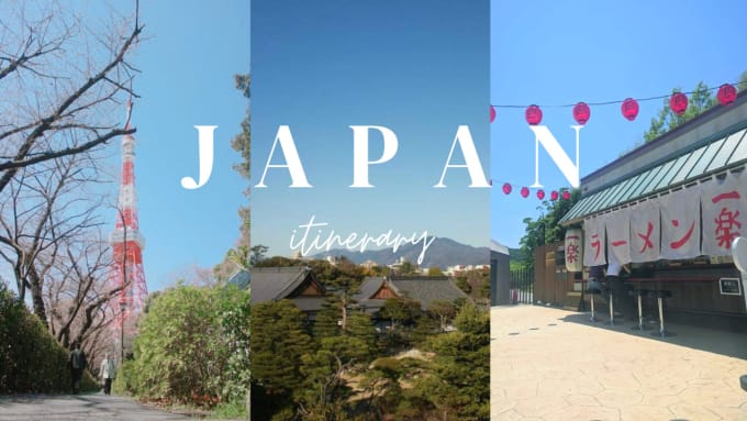 Gig Preview - Provide a personalized japan wide itinerary for you