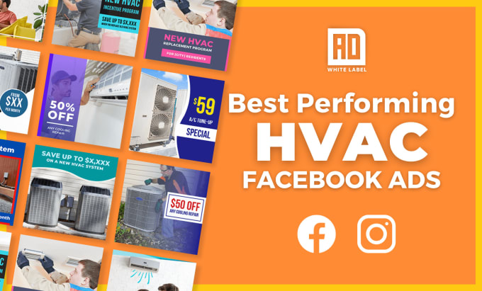 Gig Preview - Send you my best performing hvac facebook ads