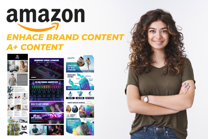 Gig Preview - Design amazon enhanced brand content ebc a plus