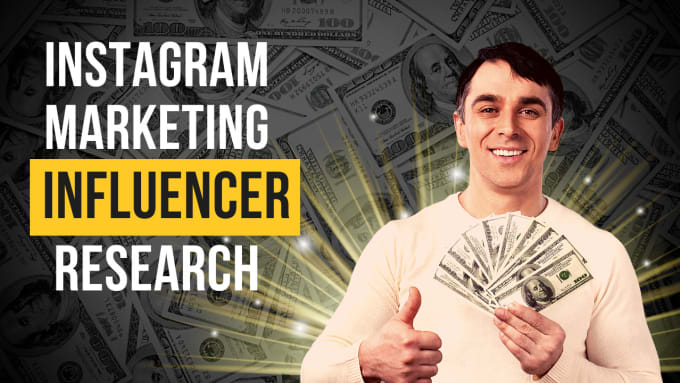 Gig Preview - Research and find instagram marketing influencer list for social media