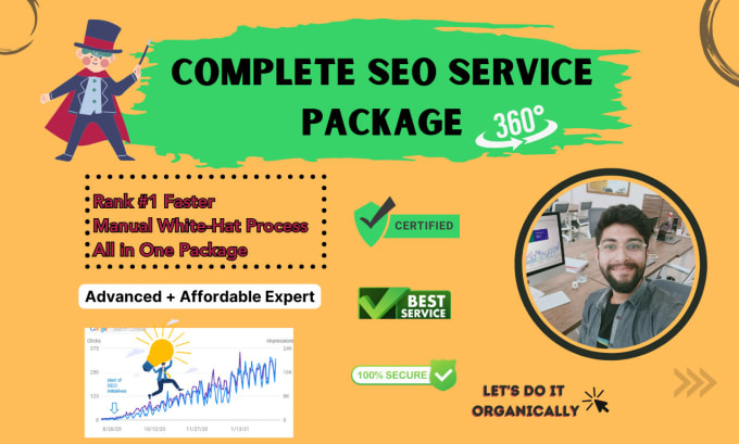 Gig Preview - Customized SEO package tailored to your website needs