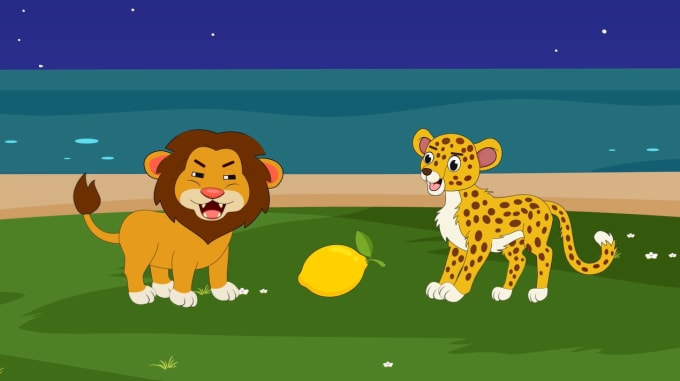 Gig Preview - Be creating amazing 2d animations for kids