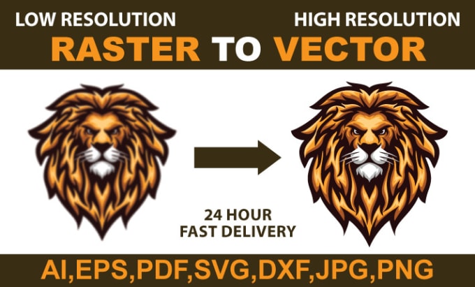 Gig Preview - Do vector tracing, vectorize images, convert logo to vector