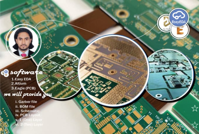 Gig Preview - Design professional pcb and schematic in easy eda or other software