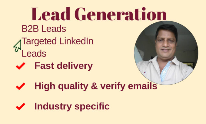 Gig Preview - Do targeted b2b linkedin lead generation