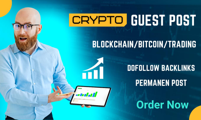 Gig Preview - Publish guest post on crypto finance forex metaverse with dofollow backlinks