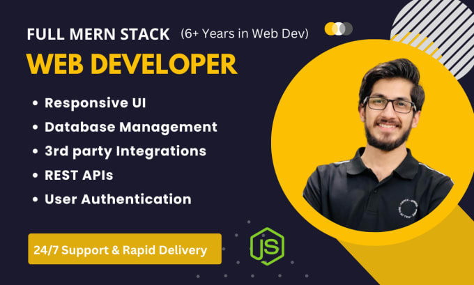 Gig Preview - Develop websites and rest apis using mern stack