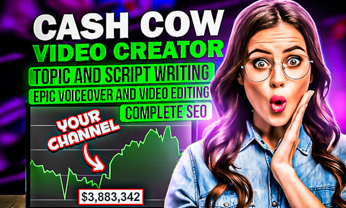 Bestseller - do automated cash cow videos, cash cow youtube, cash cow channel video creator