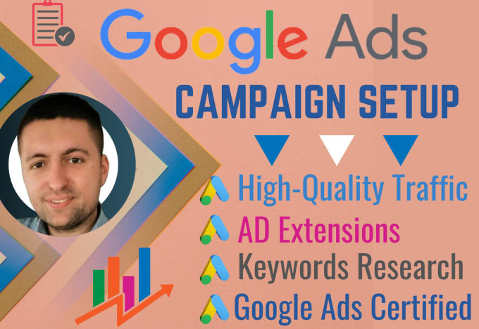 Gig Preview - Create, manage and optimize your google ads campaigns