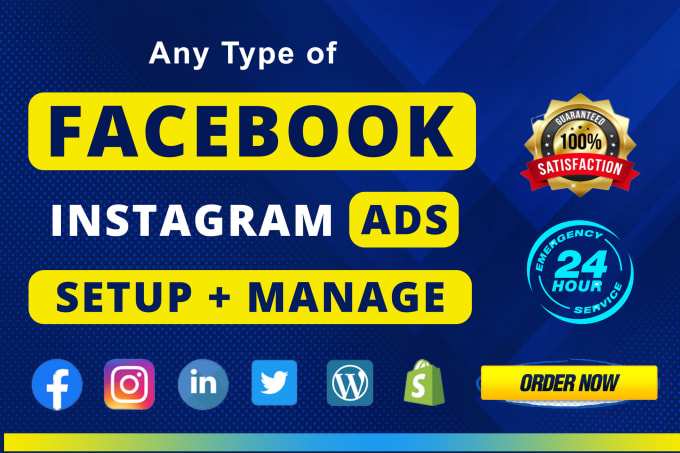 Gig Preview - Do facebook marketing, advertising, fb ads campaign and instagram