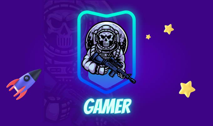 Como criar um LOGO GAMER pelo CELULAR (logo para canal do  / Fanpage  / Twitter) 