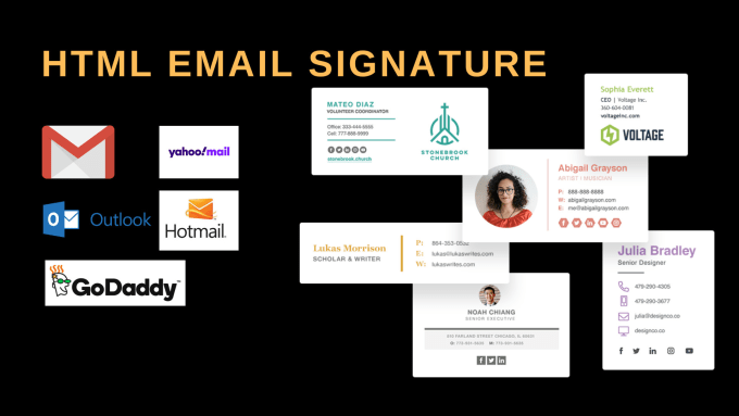 Gig Preview - Make clickable email signatures or HTML email signatures