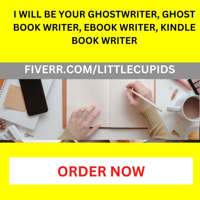 Gig Preview - Ghostwrite ebook, do ebook writer, ebook writing, ghostwriter for amazon