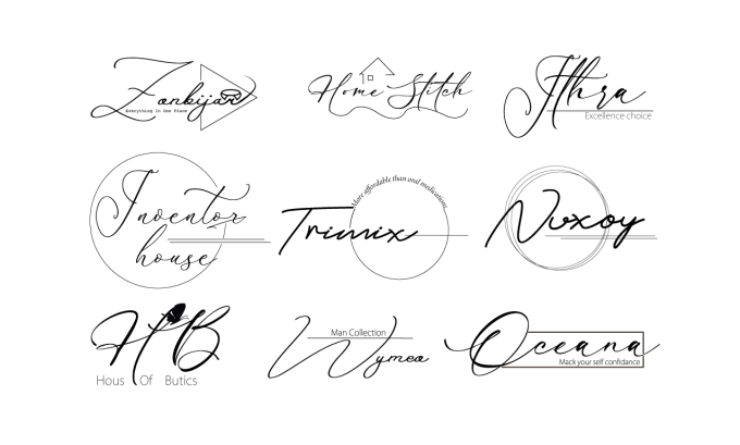 Gig Preview - Create handwritten monogram signature initials logo design