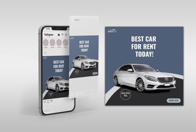 Gig Preview - Design car or product social media banners or banner ads