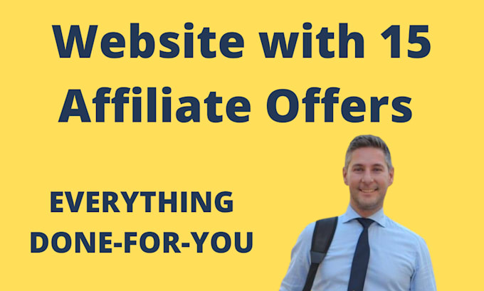 Gig Preview - Wordpress website with 15 offers to promote as affiliate