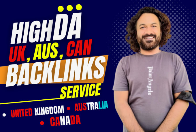 Gig Preview - Do high da authority dofollow australian canadian UK SEO link building services