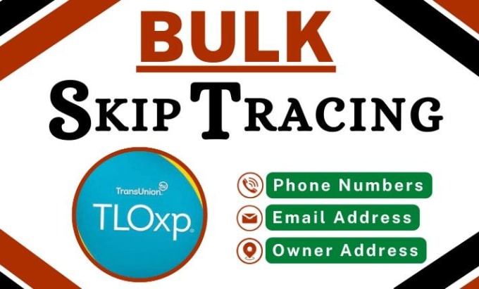 Gig Preview - Do real estate skip tracing and llc skip tracing in bulk