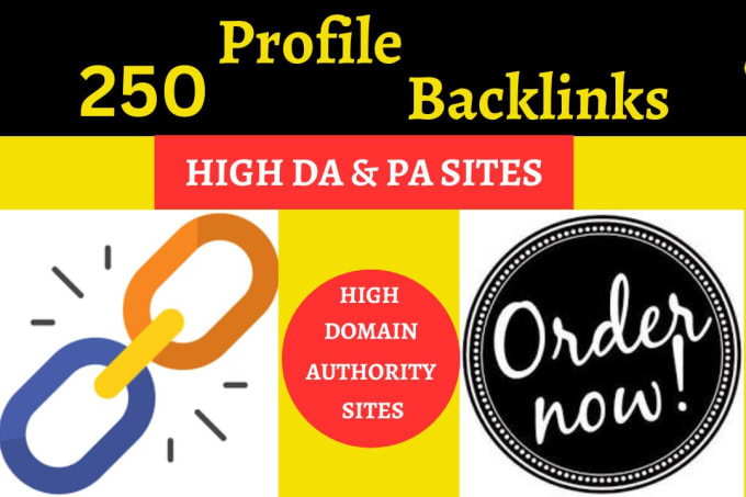 Gig Preview - Do 250 SEO profile backlinks manually in white hat link building