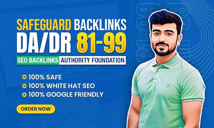 Gig Preview - Provides high authority da 90 plus SEO dofollow backlinks link building service