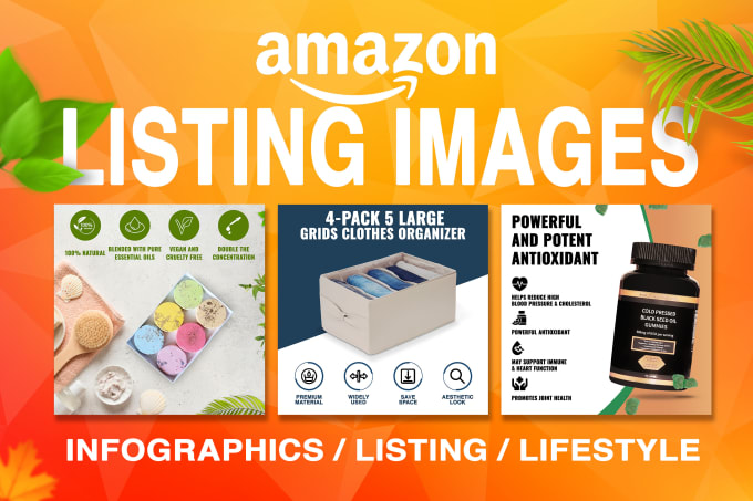 Gig Preview - Design amazon product listing images