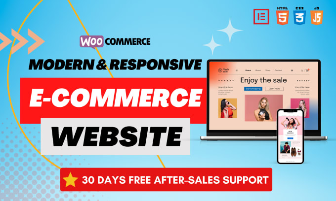 Gig Preview - Develop a modern and responsive ecommerce website for online shop