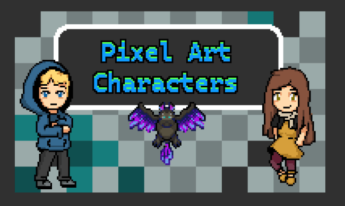 Gig Preview - Create 2d pixel art character sprites