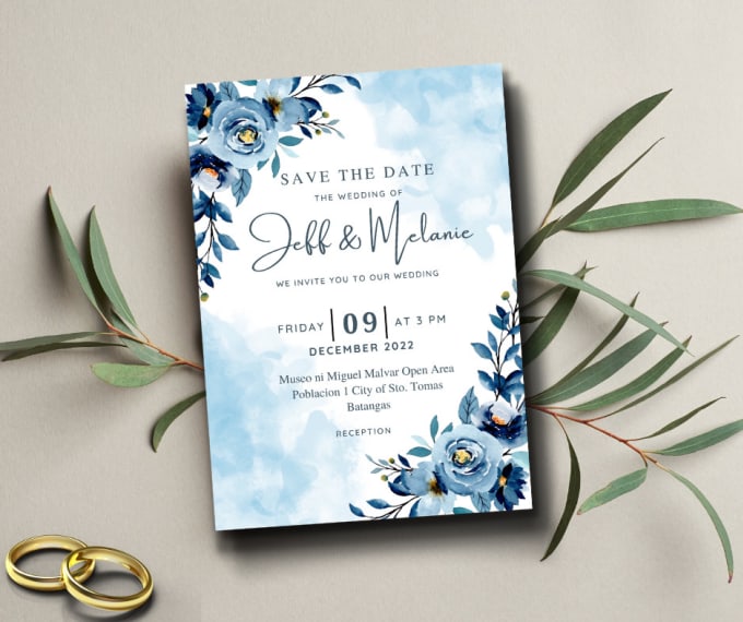 Gig Preview - Make you a beautiful invitation cards for any occasion