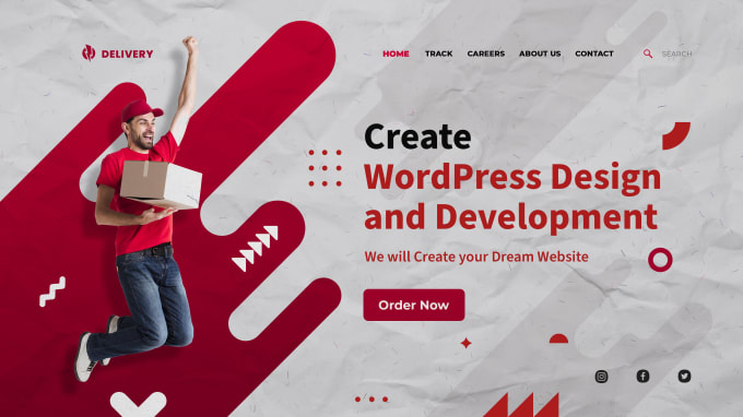 Gig Preview - Build a wordpress website design and wordpress website development