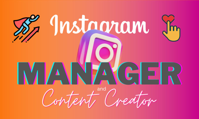 Gig Preview - Be your instagram manager and content creator for instagram marketing and growth