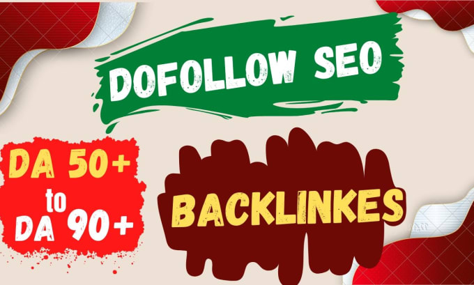 Gig Preview - Do high authority dofollow SEO backlinks whitehat link building