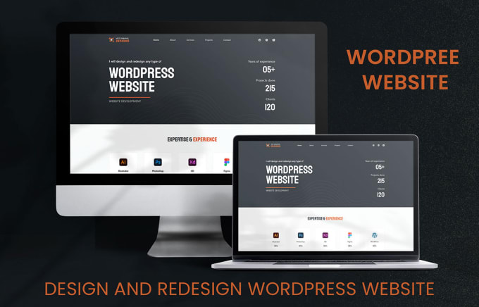 Gig Preview - Design and redesign any type of wordpress website