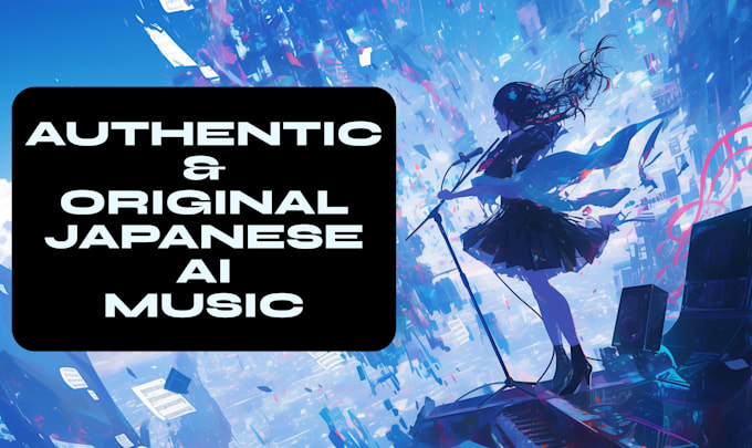 Bestseller - create an original and authentic anime or japanese style song using ai