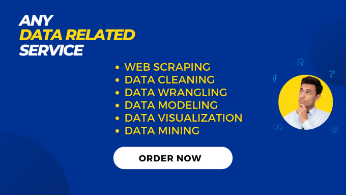 Gig Preview - Do website scraping, data extraction, cleaning, wrangling, mining by python