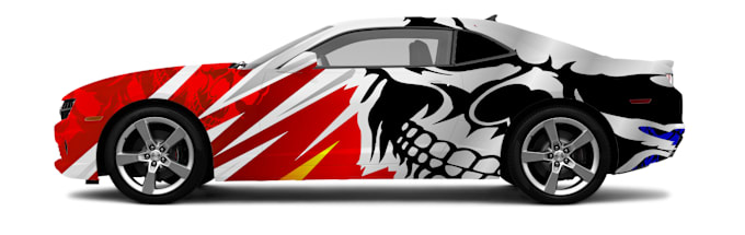 Gig Preview - Design racing car design, food van wrap design or food trailer wrap