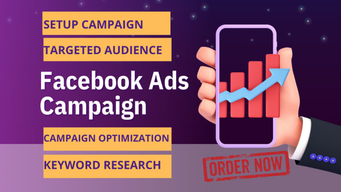 Gig Preview - Be your facebook ads manager set up, and manage ads campaign