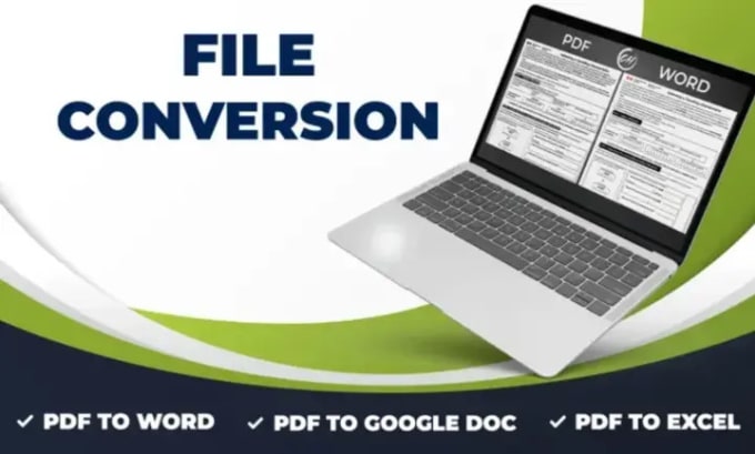 Gig Preview - Convert PDF to word, pdf to excel, copy paste, data entry