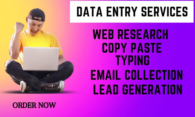 Bestseller - do perfect data entry, web research and copy paste