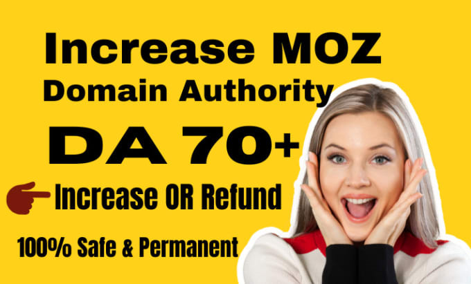 Gig Preview - Increase moz da domain authority 70 plus