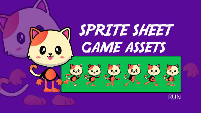 Gig Preview - Create game assets, sprite sheet and 2d character for your games and streamer