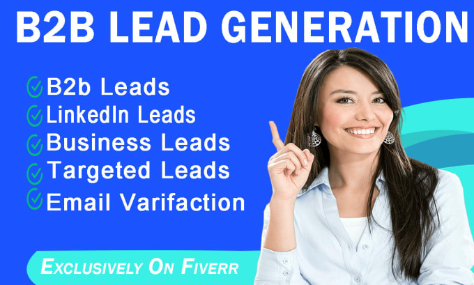 Gig Preview - Be b2b lead generation and email list building